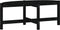 vidaXL - Salontafel - 118x63x45 - cm - massief - grenenhout - zwart