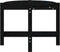 vidaXL - Salontafel - 118x63x45 - cm - massief - grenenhout - zwart