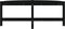 vidaXL - Salontafel - 118x63x45 - cm - massief - grenenhout - zwart