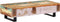 vidaXL - Salontafel - 120x50x30 - cm - massief - gerecycled - hout - en - staal