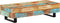 vidaXL - Salontafel - 120x50x30 - cm - massief - gerecycled - hout - en - staal