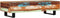 vidaXL - Salontafel - 120x50x30 - cm - massief - gerecycled - hout - en - staal