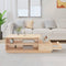vidaXL - Salontafel - 120x50x40,5 - cm - massief - grenenhout