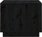 vidaXL - Salontafel - 120x50x40,5 - cm - massief - grenenhout - zwart