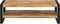 vidaXL - Salontafel - 120x55x40 - cm - massief - mangohout