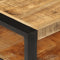 vidaXL - Salontafel - 120x55x40 - cm - massief - mangohout