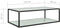 vidaXL - Salontafel - 120x60x35 - cm - gehard - glas - wit