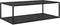 vidaXL - Salontafel - 120x60x35 - cm - gehard - glas - zwart