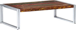 vidaXL - Salontafel - 120x60x35 - cm - massief - gerecycled - hout