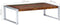 vidaXL - Salontafel - 120x60x35 - cm - massief - gerecycled - hout
