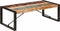vidaXL - Salontafel - 120x60x40 - cm - massief - gerecycled - hout