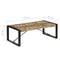 vidaXL - Salontafel - 120x60x40 - cm - massief - gerecycled - hout
