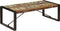 vidaXL - Salontafel - 120x60x40 - cm - massief - gerecycled - hout