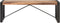 vidaXL - Salontafel - 120x60x40 - cm - massief - hout