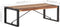 vidaXL - Salontafel - 120x60x40 - cm - massief - hout