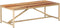 vidaXL - Salontafel - 120x60x40 - cm - massief - hout