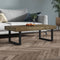 vidaXL - Salontafel - 120x60x40 - cm - MDF - en - ijzer - donkerbruin - en - zwart