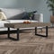 vidaXL - Salontafel - 120x60x40 - cm - MDF - en - ijzer - grijs - en - zwart