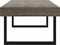 vidaXL - Salontafel - 120x60x40 - cm - MDF - en - ijzer - grijs - en - zwart