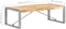 vidaXL - Salontafel - 120x60x40 - cm - ruw - mangohout