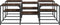 vidaXL - Salontafel - 121x121x40 - cm - bewerkt - hout - bruin - eikenkleur