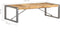 vidaXL - Salontafel - 140x70x40 - cm - ruw - mangohout