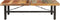 vidaXL - Salontafel - 142x90x42 - cm - massief - gerecycled - hout