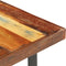 vidaXL - Salontafel - 142x90x42 - cm - massief - gerecycled - hout