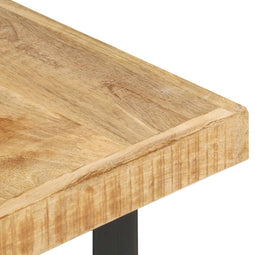 vidaXL - Salontafel - 142x90x42 - cm - massief - mangohout