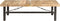 vidaXL - Salontafel - 142x90x42 - cm - massief - mangohout