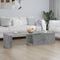 vidaXL - Salontafel - 150x50x35 - cm - bewerkt - hout - betongrijs