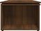 vidaXL - Salontafel - 150x50x35 - cm - bewerkt - hout - bruin - eikenkleur