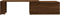 vidaXL - Salontafel - 150x50x35 - cm - bewerkt - hout - bruin - eikenkleur