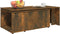 vidaXL - Salontafel - 150x50x35 - cm - bewerkt - hout - gerookt - eikenkleurig