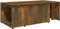 vidaXL - Salontafel - 150x50x35 - cm - bewerkt - hout - gerookt - eikenkleurig