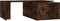 vidaXL - Salontafel - 150x50x35 - cm - bewerkt - hout - gerookt - eikenkleurig