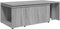 vidaXL - Salontafel - 150x50x35 - cm - bewerkt - hout - grijs