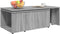 vidaXL - Salontafel - 150x50x35 - cm - bewerkt - hout - grijs