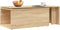 vidaXL - Salontafel - 150x50x35 - cm - bewerkt - hout - sonoma - eikenkleurig