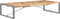 vidaXL - Salontafel - 180x90x40 - cm - ruw - mangohout