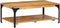 vidaXL - Salontafel - 2-laags - 100x55x38 - cm - massief - mangohout - en - staal