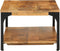 vidaXL - Salontafel - 2-laags - 100x55x38 - cm - massief - mangohout - en - staal