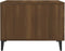 vidaXL - Salontafel - 2 - st - met - metalen - poten - 50x50x40 - cm - zwart