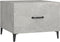 vidaXL - Salontafel - 2 - st - met - metalen - poten - 50x50x40 - cm - betongrijs