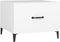 vidaXL - Salontafel - 2 - st - met - metalen - poten - 50x50x40 - cm - wit