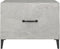 vidaXL - Salontafel - 2 - st - met - metalen - poten - 50x50x40 - cm - betongrijs