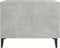 vidaXL - Salontafel - 2 - st - met - metalen - poten - 50x50x40 - cm - betongrijs