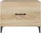 vidaXL - Salontafel - 2 - st - met - metalen - poten - 50x50x40 - cm - sonoma - eikenkleur