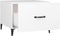 vidaXL - Salontafel - 2 - st - met - metalen - poten - 50x50x40 - cm - wit