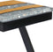 vidaXL - Salontafel - 30x30x50 - cm - massief - teakhout - en - polyresin